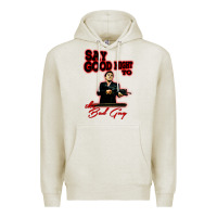Oatmeal Heather say good night to the bad guy Premium Hoodie - tuanDangUi