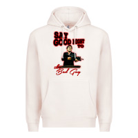 Pale Pink say good night to the bad guy Premium Hoodie - tuanDangUi