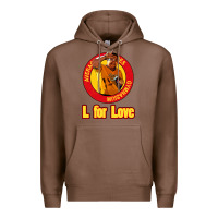 Chestnut l for love Premium Hoodie - tuanDangUi