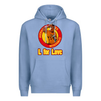 Colony Blue l for love Premium Hoodie - tuanDangUi