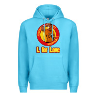 Ocean Blue l for love Premium Hoodie - tuanDangUi