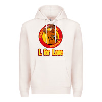 Pale Pink l for love Premium Hoodie - tuanDangUi