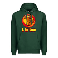 Sports Green l for love Premium Hoodie - tuanDangUi