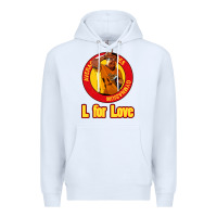 White l for love Premium Hoodie - tuanDangUi