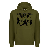 Army Green ass kickers united Premium Hoodie - tuanDangUi