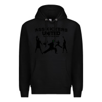 Black ass kickers united Premium Hoodie - tuanDangUi