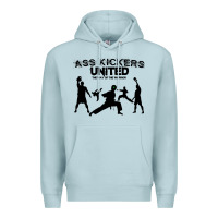 Blue Mist ass kickers united Premium Hoodie - tuanDangUi