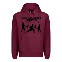 Burgundy ass kickers united Premium Hoodie - tuanDangUi