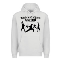 Dove Grey ass kickers united Premium Hoodie - tuanDangUi