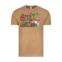 Iced Coffee And Sunshine Summer Vintage Tee | Teevron