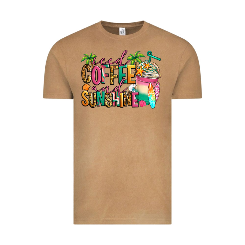 Iced Coffee And Sunshine Summer Vintage Tee by Jasminsmagicworld | Teevron
