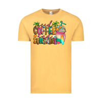 Vintage Mustard iced coffee and sunshine summer Vintage Tee - Jasminsmagicworld