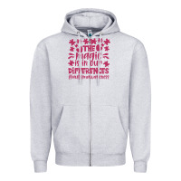 Heather Grey the magic is in our diference Zipper Hoodie - CowhideDigitalArt