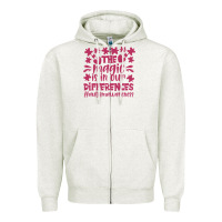 Oatmeal Heather the magic is in our diference Zipper Hoodie - CowhideDigitalArt