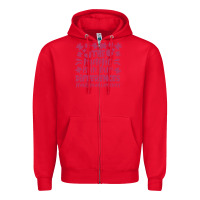 Red the magic is in our diference Zipper Hoodie - CowhideDigitalArt