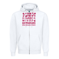 White the magic is in our diference Zipper Hoodie - CowhideDigitalArt