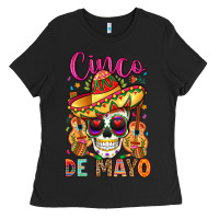Black cinco de mayo Ladies Tee - LillyAllenDesigns