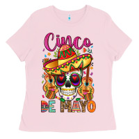 Bubblegum Pink cinco de mayo Ladies Tee - LillyAllenDesigns