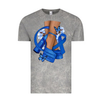 Cloud Rock Colon Cancer diva blue ribbon Vintage Tee - NancyCooperArtShop