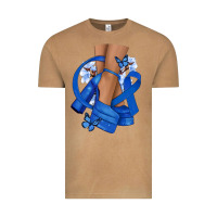 Vintage Camel Colon Cancer diva blue ribbon Vintage Tee - NancyCooperArtShop