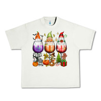 Pistachio Hallothanksmas wine glasses and gnomes Urban Heavy Tee - texasbilliewilder