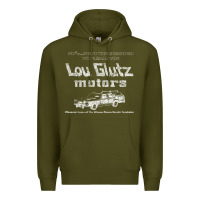 Army Green lou glutz motors (national lampoon's vacation) Premium Hoodie - tuanDangUi