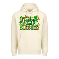 Sandshell lucky and blessed Premium Hoodie - FaDigitalArtStudio
