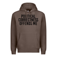 Coffee Political Correctness Offends Me Premium Hoodie - tuanDangUi