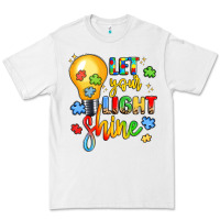 White let your light shine Premium Tee - LillyAllenDesigns