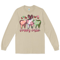Mushroom happy easter dental Long Sleeve Tee - RanaPortraitStore
