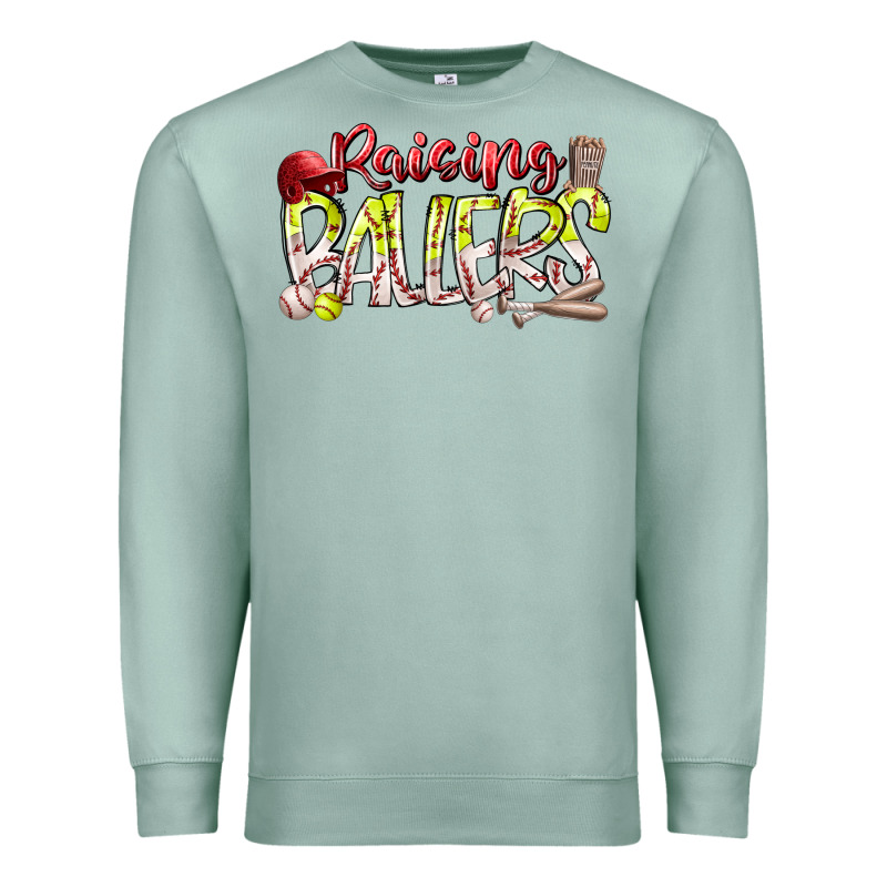 Raising Ballers Premium Sweatshirt by RacoonDesign | Teevron