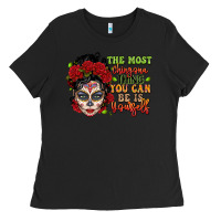 Black the most chingona thing you can be is yourself sug Ladies Tee - LillyAllenDesigns