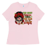 Bubblegum Pink the most chingona thing you can be is yourself sug Ladies Tee - LillyAllenDesigns