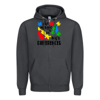 Smoke the magic is in our differences Zipper Hoodie - CowhideDigitalArt