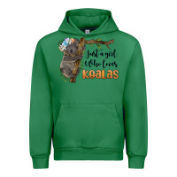 Emerald just a girl who loves koalas Urban Hoodie - BarkalooDesign