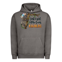 Pigment Tornado just a girl who loves koalas Urban Hoodie - BarkalooDesign