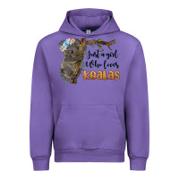 Tulip just a girl who loves koalas Urban Hoodie - BarkalooDesign