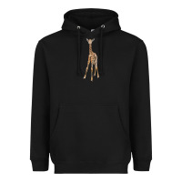 Black baby giraffe Heavyweight Hoodie - LillyAllenDesigns