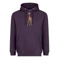 Plum baby giraffe Heavyweight Hoodie - LillyAllenDesigns