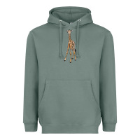 Sage baby giraffe Heavyweight Hoodie - LillyAllenDesigns