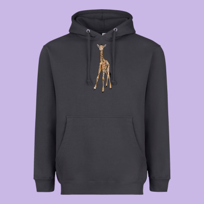 Baby Giraffe Heavyweight Hoodie Designed By Lillyallendesigns