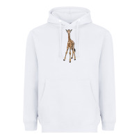 White baby giraffe Heavyweight Hoodie - LillyAllenDesigns