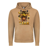 Vintage Camel happy new year afro messy bun Vintage Hoodie - texasbilliewilder