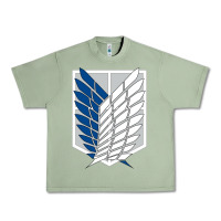 Oil Green wings of liberty Urban Heavy Tee - tuanDangUi