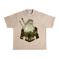 French Oak the witcher geralt hero sword companion minima list illusion art Urban Heavy Tee - tuanDangUi