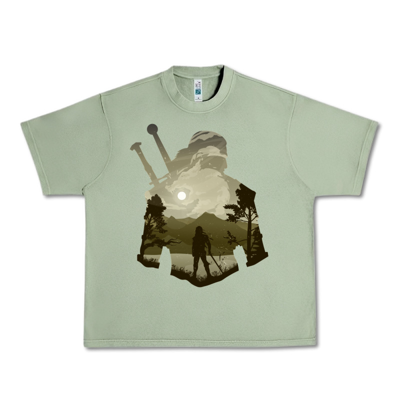 The Witcher Geralt Hero Sword Companion Minima List Illusion Art Urban Heavy Tee by tuanDangUi | Teevron