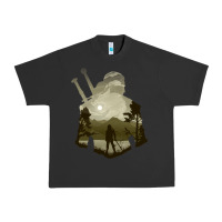 Pigment Black the witcher geralt hero sword companion minima list illusion art Urban Heavy Tee - tuanDangUi