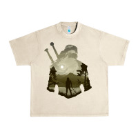 Sandshell the witcher geralt hero sword companion minima list illusion art Urban Heavy Tee - tuanDangUi
