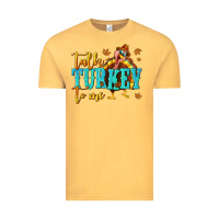 Vintage Mustard Talk Turkey To Me Vintage Tee - texasbilliewilder