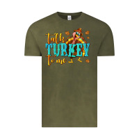 Vintage Olive Talk Turkey To Me Vintage Tee - texasbilliewilder